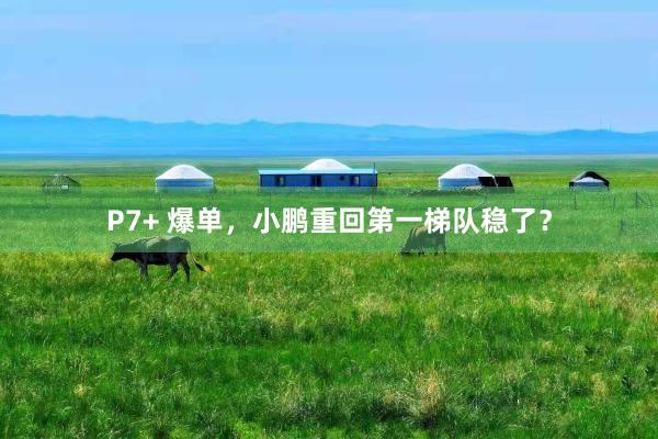 P7+ 爆单，小鹏重回第一梯队稳了？